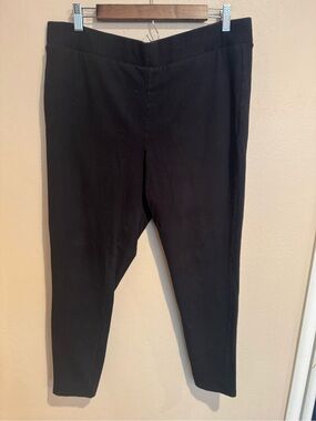 Torrid Black Stretch Leggings with 2 Inch Waistband 27 inch inseam